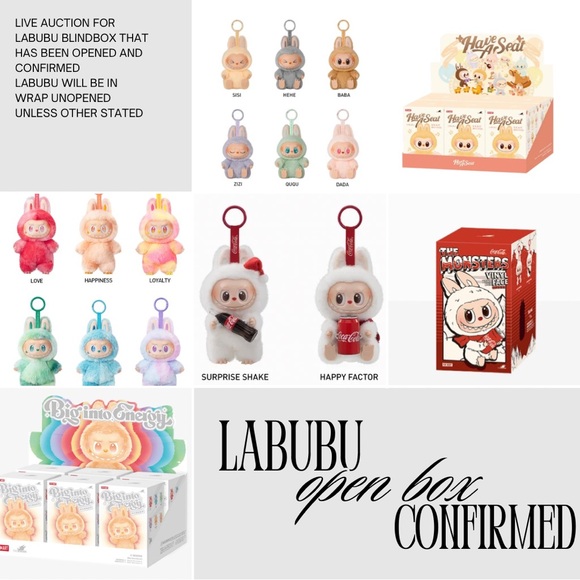 Labubu Confirmed Figures - Picture 1 of 1